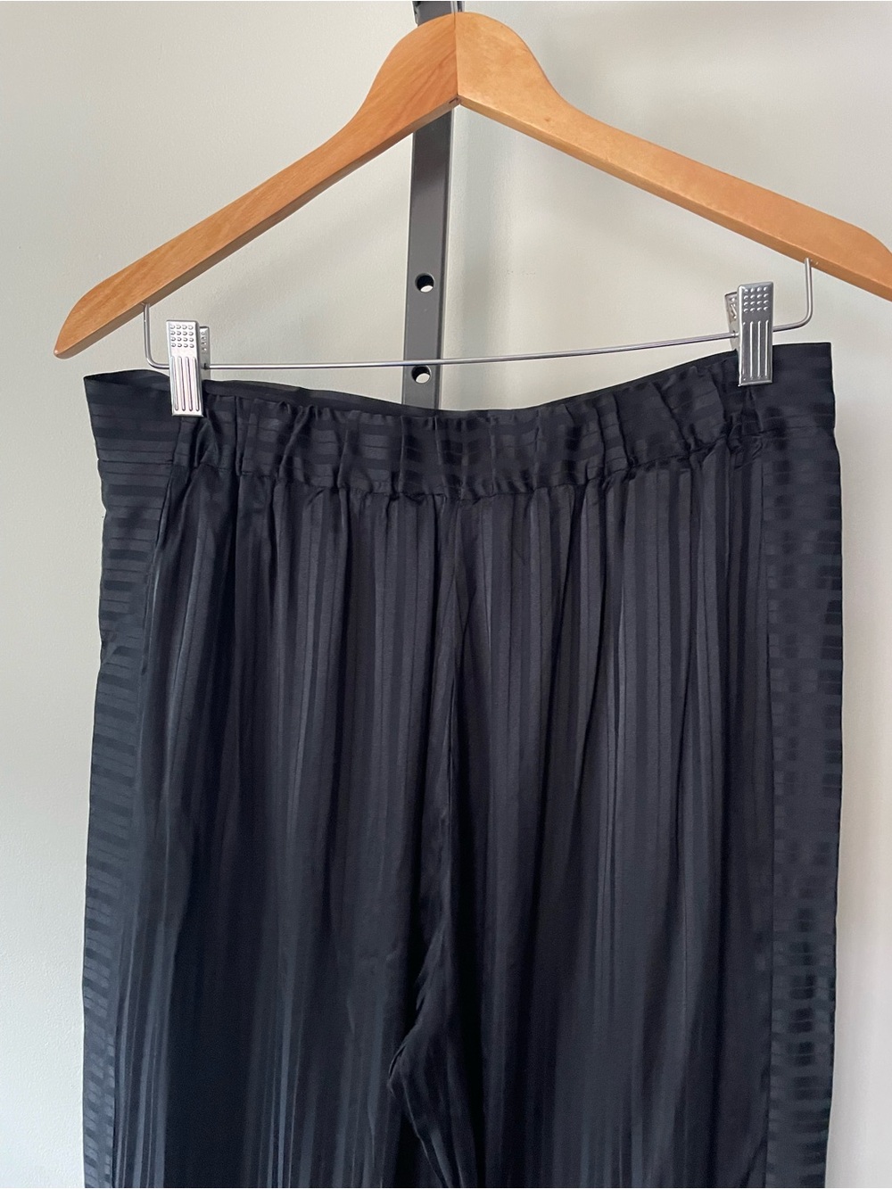 NEW Wilfred Chablais Silk Rayon Wide Leg Pant Striped Size 8 Medium NWOT - Picture 10 of 13